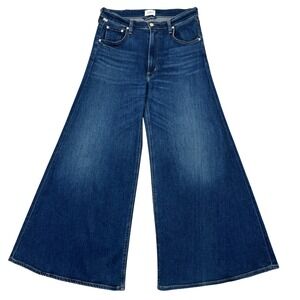 Citizens of Humanity Amari Ultra Wide-Leg Jeans 30" High-Rise Regatta Wash Retro